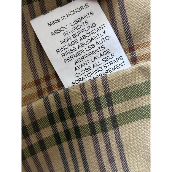Le Chameau Men’s XXXL Hunting Field Jacket Coat Olive Green Cordura Plaid - Picture 11 of 16